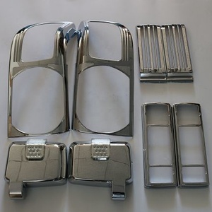 Kit de Accesorios para Auto YBJ, Molduras Protectoras Cromadas ABS y Red Antimosquitos para <span class=keywords><strong>Land</strong></span> <span class=keywords><strong>Cruiser</strong></span> Serie 79, Pickup LC79 FJ79 SUV - Product Image 2