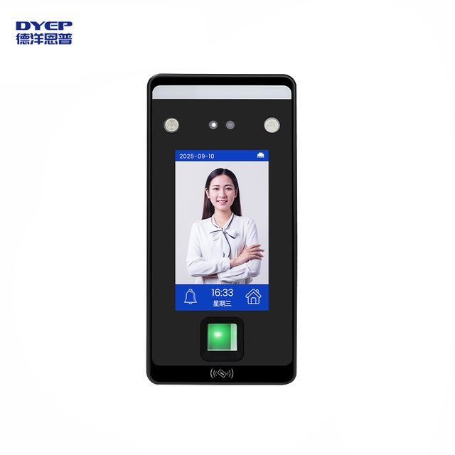 3D Face Recognition Access Control System Fingerprint/card Employee Attendance Machine 4.3-inch Screen Biometric Access Control