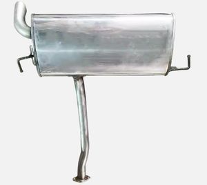 Suministro directo de fábrica, precio barato, piezas de sistema de escape automático de alto flujo, silenciador de escape de acero inoxidable 409 para Hyundai Ix35 - Product Image 5