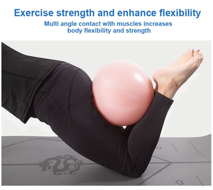 <span class=keywords><strong>Ballon</strong></span> de yoga mini en PVC léger, antidérapant, anti-explosion, haute élasticité, pour entraînement de fitness et renforcement du tronc - Product Image 4