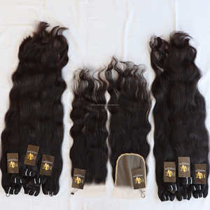 11a Raw Indian Hair Weft Virgin Human Hair Bundles With <b>Lace</b> <b>Closure</b> Raw Mink Hair <b>Closure</b> 4x4 5x5 6x6 7x7 Hd Swiss <b>Lace</b> <b>Closure</b> - Product Image 2