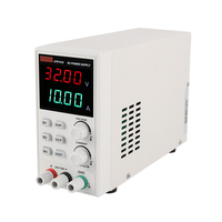 Alimentation électrique régulée en courant continu 0-32V 0-6A/10A avec affichage LED 4 chiffres, protection contre les surtensions (OVP) et les surintensités (OCP), et fonction de rappel de mémoire à 3 paramètres pour la réparation de téléphones mobiles