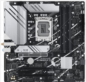 适用于ASU优质B760M-A无线英特尔B760 LGA 1700 ATX DDR5 PCIe 5.0 <span class=keywords><strong>2</strong></span> M.<span class=keywords><strong>2</strong></span>插槽无线6E通用串行总线3.<span class=keywords><strong>2</strong></span>第二代主板黑色 - Product Image 3