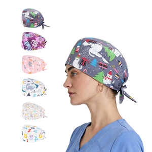 Gorro Quirúrgico Personalizado con Diseño de Patrón, Gorros Quirúrgicos Ajustables para Médicos, Enfermeras, Personal de Cirugía Dental - Product Image 1