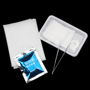 Protège-lit jetable Lecheng Med blanc, 1 set pour usage médical avec gants en latex et PE inclus - Product Image 3