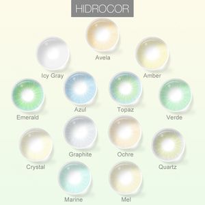 NEW Freshgo Brand HIDROCOR <span class=keywords><strong>Lentilles</strong></span> de contact <span class=keywords><strong>color</strong></span>ées 13 couleurs pour les yeux clairs <span class=keywords><strong>Lentilles</strong></span> de contact cosmétiques - Product Image 6