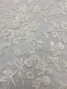 Trung Đông phong cách mới thêu hoa thực vật + Hạt đôi + sequin váy cưới thêu vải ren - Product Image 6