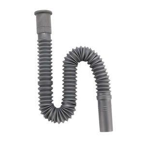 Tubo de drenaje flexible de 84,5 mm de diámetro exterior cilíndrico con alambre de acero, fácil instalación para lavabo de baño - Product Image 3