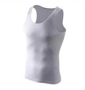 Wholesale Men's Breathable Anti-Pilling Quick Dry Casual Plus Size Training Tank Top Spandex Workout Gym Y <b>Back</b> Stringer Design - Product Image 6