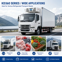 Unité de réfrigération pour camions KD-360, système de refroidissement motorisé pour fourgons avec contrôle précis de la température pour la livraison de viande fraîche