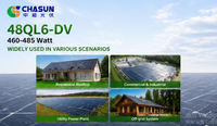 Panneau solaire monocristallin double vitrage Jinko 48QL6-DV 460-485W TIGER Neo III haute efficacité 23,02 %, garantie 15/30 ans, module PV