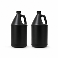 Bidon en plastique HDPE robuste de 3 L pour détergent et eau de Javel, résistant aux produits chimiques, paroi épaissie, bouteille de stockage de liquide vide
