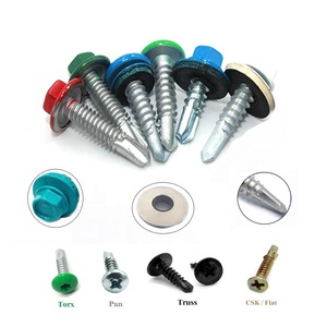 Tùy chỉnh tất cả các loại thép không gỉ Hex máy giặt đầu tự khoan vít chéo lõm <span class=keywords><strong>Pan</strong></span> Wafer đầu tự khoan mái vít - Product Image 2