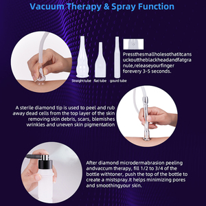 Diamant Dermabrasion Traitement De L'acné Hommes Élimination Des <span class=keywords><strong>Rides</strong></span> Forte Aspiration Diamant Grand Pointe Filtre Diamant Microdermabrasion Machine - Product Image 5
