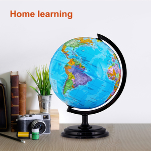 Globe terrestre 3D stéréo lumineux Lianying pour l'enseignement de la géographie, ornements pédagogiques pour les élèves du collège et du primaire, en plastique et métal - Product Image 4