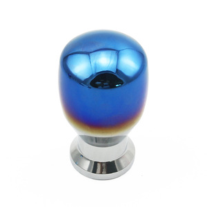 Poignée de levier de vitesse Aosu Auto Parts en alliage d'aluminium bleu pour modification générale et simulation de course - Product Image 1