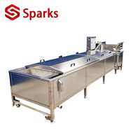 Ligne de pasteurisation industrielle des fruits et légumes |   Pasteurisateur automatique à bain-marie en tunnel