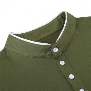 Polo de Manga Corta para <span class=keywords><strong>Hombre</strong></span>, Estilo Verano 2026, de Alta Calidad, <span class=keywords><strong>Camiseta</strong></span> Lisa para <span class=keywords><strong>Hombre</strong></span> de Negocios - Product Image 4