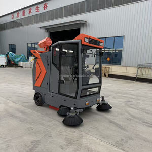 Nouvelle balayeuse de voirie électrique D20 48V 150Ah sans entretien, moteur AC 2000W, 20 km/h, machine industrielle de balayage de rue - Product Image 2