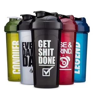 Promotion Custom Logo Design Printed Durable <strong>Protein</strong> Powder Stirring Gym Shaker Bottle Cup High Quality - Product Image 1