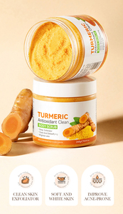 Gommage corporel au curcuma naturel et biologique adoucissant 250G avec logo personnalisé en gros avec marque privée - Product Image 6