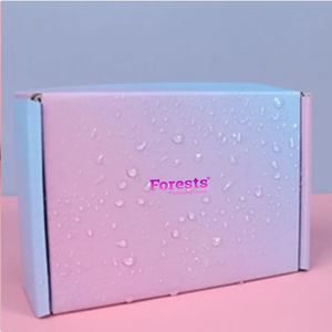 Boîtes d'expédition dégradées d'expédition de bijoux cosmétiques de luxe irisés roses de marque privée pour cosmétiques - Product Image 5