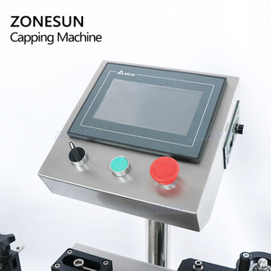 ZONESUN bureau électrique en plastique verre cristal eau parfum shampooing cosmétique vernis à ongles bouteille automatique capsulage Machine - Product Image 2