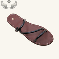 Sandales plates pour femmes à la mode, nouvelles tendances, vente en gros, durables et confortables, sandales et pantoufles plates pour femmes, durables