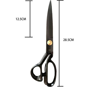 <span class=keywords><strong>Forbici</strong></span> da sarto in acciaio al Manganese <span class=keywords><strong>forbici</strong></span> da cucito <span class=keywords><strong>professionali</strong></span> da ricamo 9/10/11/12 pollici con bordo liscio abbigliamento guidato dritto - Product Image 5