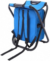 Tenue de conservation de la chaleur personnalisée, sac glacière portable pliable avec chaise, pour le camping, la plage, la randonnée