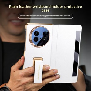 For VIVOXFold5 mobile phone case electroplated magnetic suction flip wristband bracket anti-drop <b>folding</b> <b>screen</b> protective cover - Product Image 1