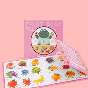Jumon Magnetic Sticker <b>Book</b> Animal Cognition Learning Toys Montessori Preschool Cognitive Puzzle Quiet Busy <b>Book</b> Toy JBK-45 - Product Image 3
