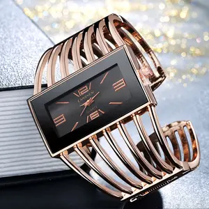 Fashion Luxury Bracelet Unique Ladies Watch Full Steel Watch Clock