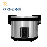 RICH Cuiseur à Riz Électrique 6L en Acier Inoxydable Automatique de Qualité Commerciale pour Usage Domestique, Restaurant et Hôtel