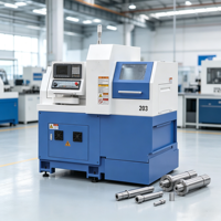 Tour horizontal CNC à double commande numérique SwissType SL203, haute précision pour composants de petite taille, traitement en une seule opération