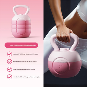 Kettlebell à eau à <span class=keywords><strong>poids</strong></span> réglable pour le fitness à domicile, idéal pour le levage des hanches chez la femme <span class=keywords><strong>et</strong></span> la perte de <span class=keywords><strong>poids</strong></span> chez l'homme - Product Image 4
