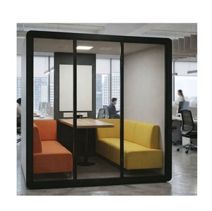 Cabina de Reuniones Corporativa Moderna de Primera Calidad con Ventilación Inteligente para Oficinas y Espacios de Trabajo Híbridos en Venta - Product Image 2