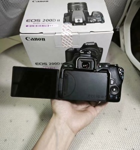 กล้อง Canon รุ่นมืออาชีพ <span class=keywords><strong>200D</strong></span> <span class=keywords><strong>Mark</strong></span> <span class=keywords><strong>II</strong></span> พร้อมเลนส์ 18-55 มม. Rebel SL3 ความละเอียด 24.1MP ถ่ายวิดีโอ 4K กล้องดิจิตอลมือสอง - Product Image 3