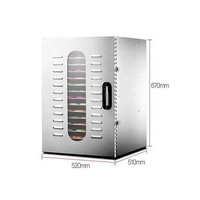 Commerciële elektrische droger, dehydrator, ontwateringsmachine voor voedsel, fruit en groenten, moringa bladeren, automatisch.