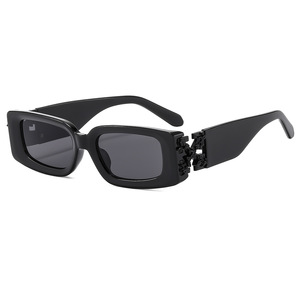 Nuevas <span class=keywords><strong>Gafas</strong></span> de Sol Cuadradas Versátiles de Moda, Protección UV400, Estilo Europeo Americano, Montura Pequeña, Unisex - Product Image 6