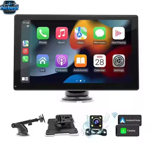 Hicbest Écran de voiture 10,26 pouces IPS <span class=keywords><strong>USB</strong></span> 720P Carplay Android Auto FM Miroir de téléphone Lecteur de musique <span class=keywords><strong>Cam</strong></span>éra embarquée DVR Moniteur de voiture Garantie 1 an - Product Image 1