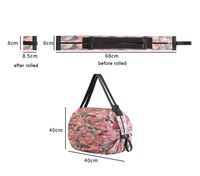 Nouveau sac de courses pliable résistant à l'eau, pratique pour sortir, sac de voyage réutilisable pliable
