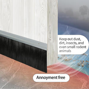 Brosse <span class=keywords><strong>porte</strong></span> balayage PP cheveux alliage d'aluminium balayage joint <span class=keywords><strong>porte</strong></span> coulissante brosse joint facile seuils <span class=keywords><strong>de</strong></span> montage balayage pour remplacement - Product Image 2