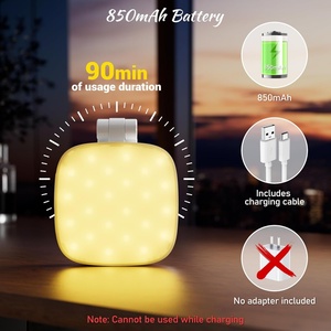 Luz LED de Bolsillo Portátil F680 para Fotografía al Aire Libre, Rotación de 360 Grados, Plegable, Magnética, Iluminación Fotográfica Móvil - Product Image 2