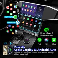 Adaptateur sans fil CarPlay et Android Auto Fuallwin pour voitures avec CarPlay filaire d'usine, connexion automatique