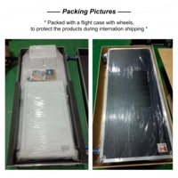 Espejo mágico plegable 32 "LCD pantalla táctil Monitor Photobooth aluminio hecho self Photo Booth Compatible con cámara e impresora