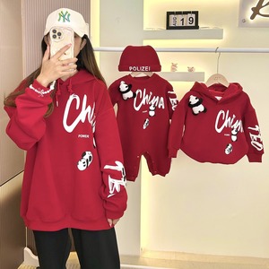 Conjunto de Tres Piezas para Bebé, Estilo Coreano 6262, Acabado Cepillado, Diseño Panda, Forro Polar Grueso para <span class=keywords><strong>Invierno</strong></span>, Primeros 100 Días - Product Image 2