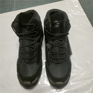 Botas Tácticas de Senderismo de Gamuza Negra Personalizables TSB07, Corte Medio, para Caza - Product Image 2