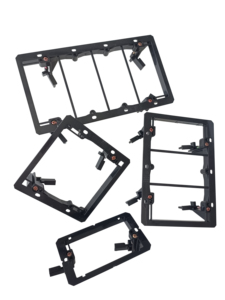 ETL Listado <span class=keywords><strong>3</strong></span>-Gang Trabalho Velho Preto Suporte de Montagem de Baixa Tensão para Placa de Parede Classe <span class=keywords><strong>2</strong></span> Plástico Não Metálico <span class=keywords><strong>3</strong></span>-Gang Plástico Velho - Product Image 5