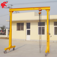 Mini-grue portique réglable en hauteur, 1 tonne, 2 tonnes, 3 tonnes, 5 tonnes, 6 tonnes, 7 tonnes, 8 tonnes, 10 tonnes, grue portique mobile portable